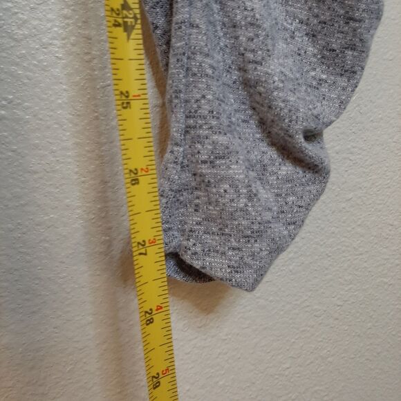 Soft Surroundings Leggings Gray Women Size L Sweater Soft Ruched Ankle Lounge - Picture 2 of 10